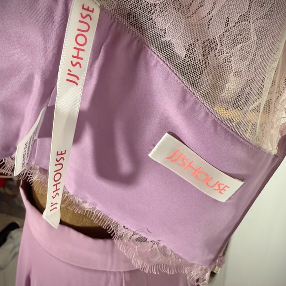 JJ’s House A-Line Chiffon Scoop Neck Lace 2 Piece Dress - Picture 10 of 14